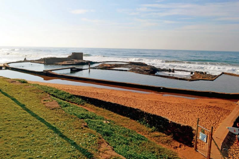 the salt rock beach tidal pools